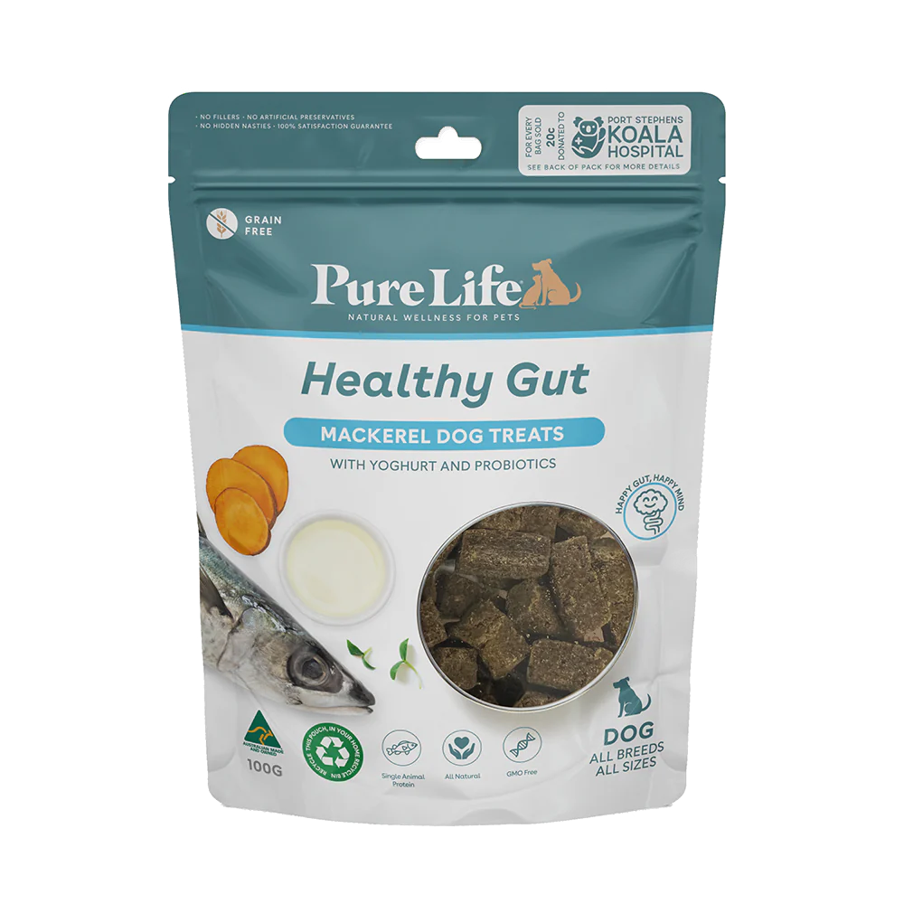 Pure Life Healthy Gut Mackerel Dog Treats